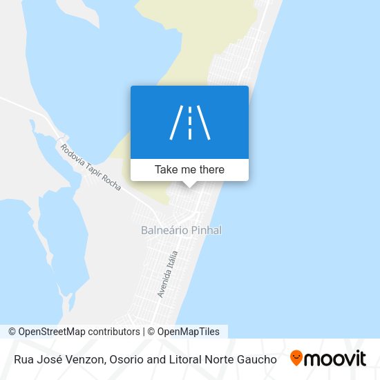 Rua José Venzon map
