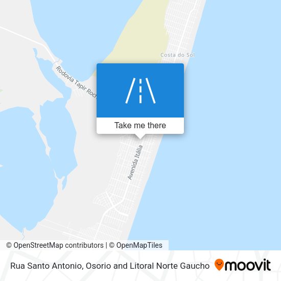 Rua Santo Antonio map
