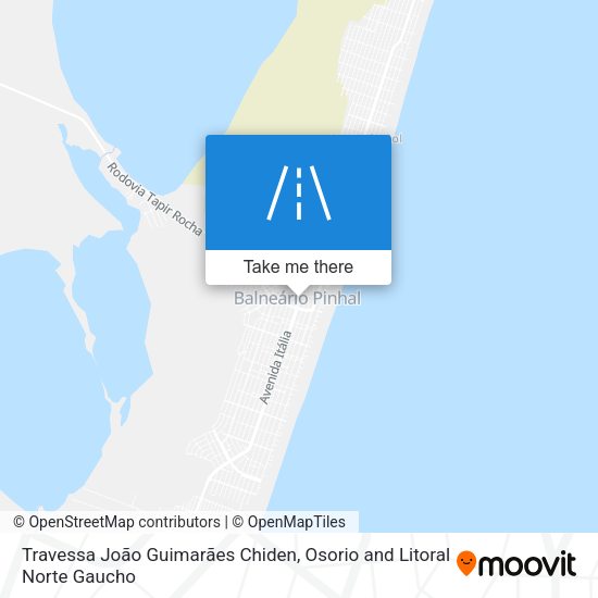 Travessa João Guimarães Chiden map