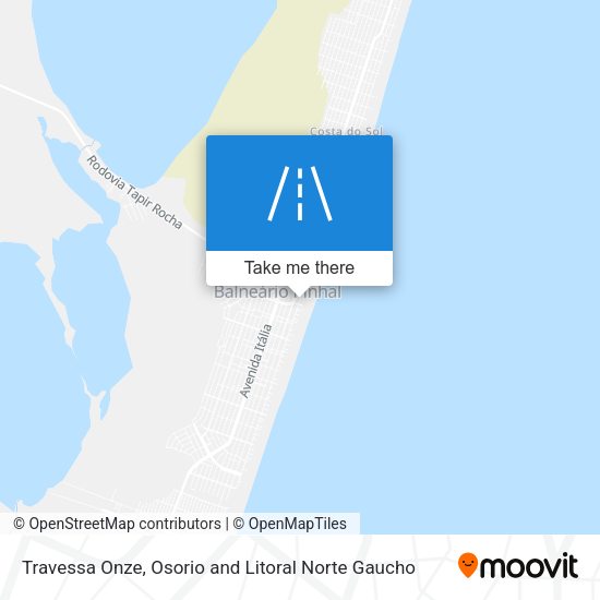 Travessa Onze map