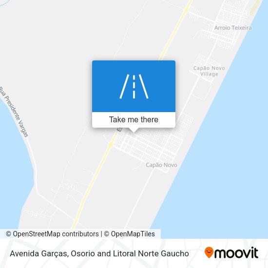Avenida Garças map