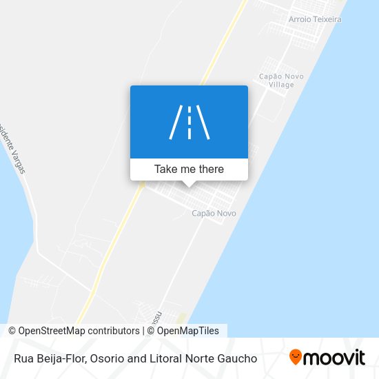 Rua Beija-Flor map