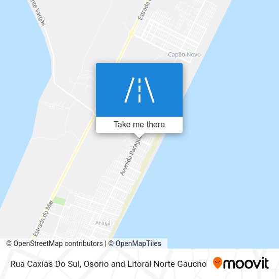 Rua Caxias Do Sul map