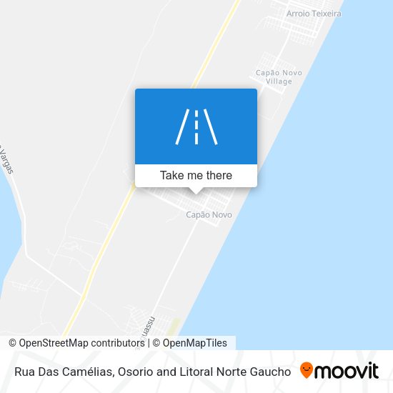 Rua Das Camélias map