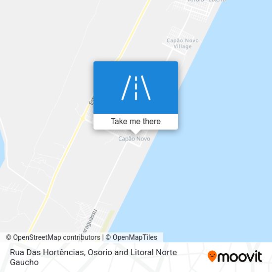 Rua Das Hortências map