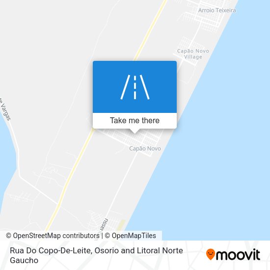 Rua Do Copo-De-Leite map