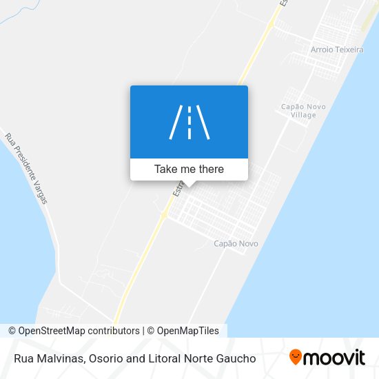 Rua Malvinas map