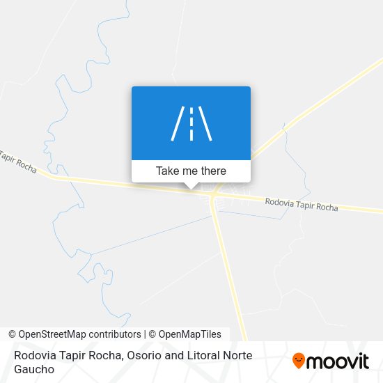 Rodovia Tapir Rocha map
