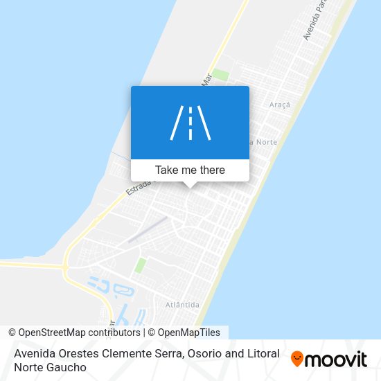 Avenida Orestes Clemente Serra map