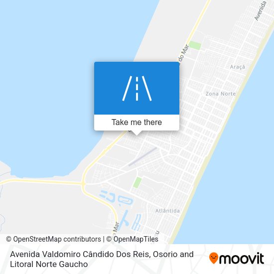 Avenida Valdomiro Cândido Dos Reis map