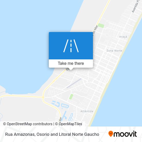 Rua Amazonas map