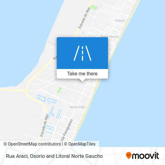 Rua Araci map