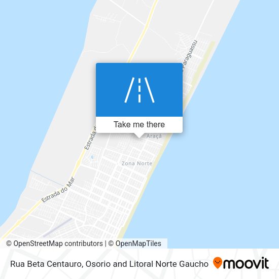 Rua Beta Centauro map