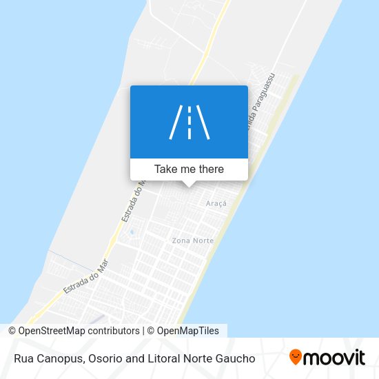 Rua Canopus map