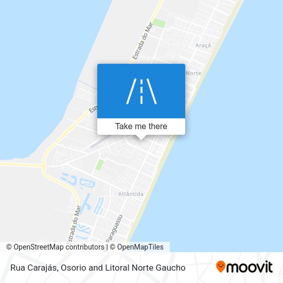 Rua Carajás map