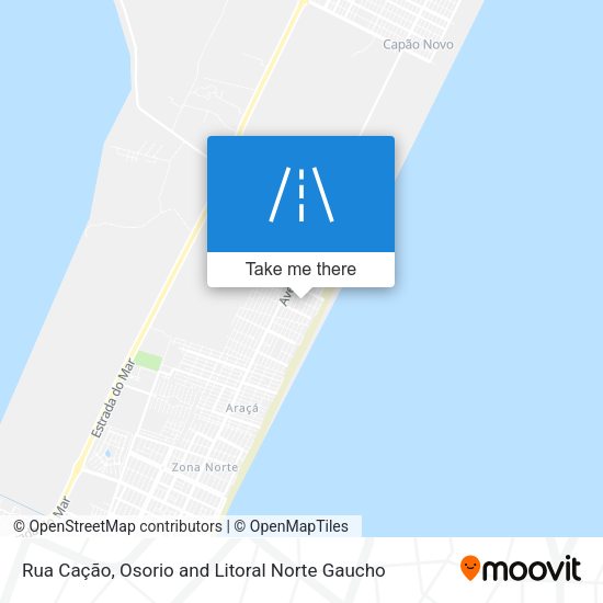 Rua Cação map