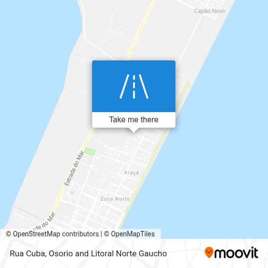 Rua Cuba map
