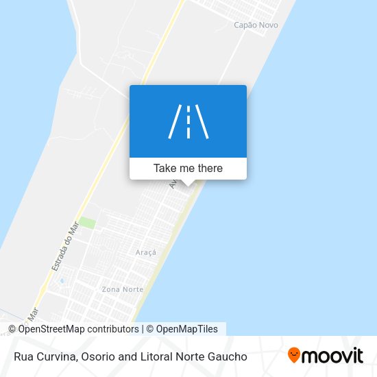 Rua Curvina map