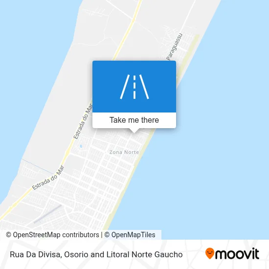 Rua Da Divisa map