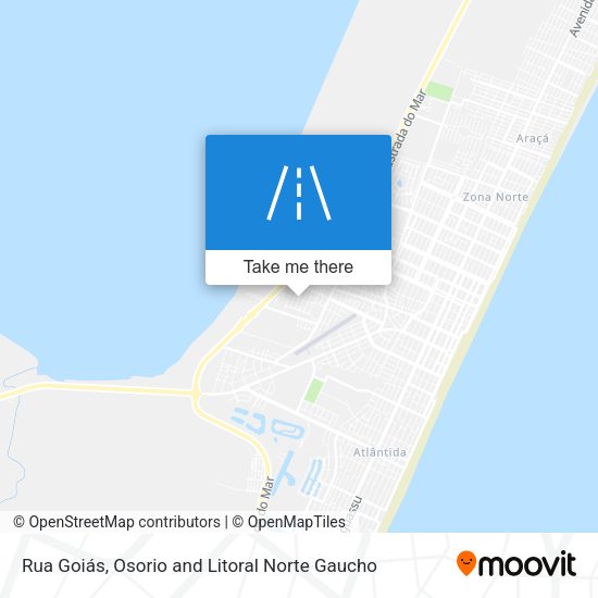 Rua Goiás map