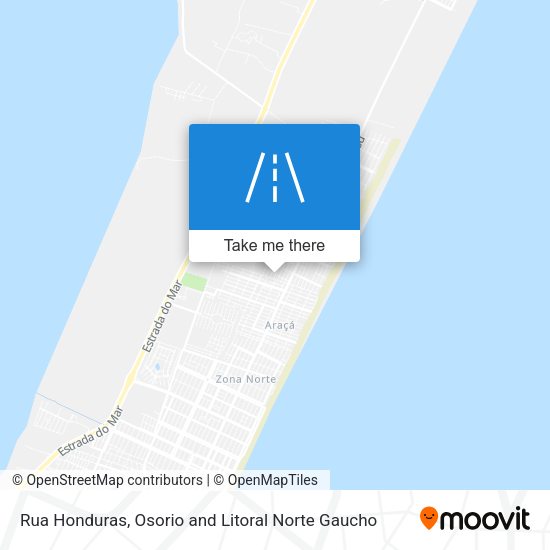 Rua Honduras map