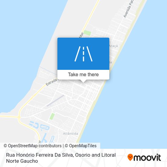 Rua Honório Ferreira Da Silva map