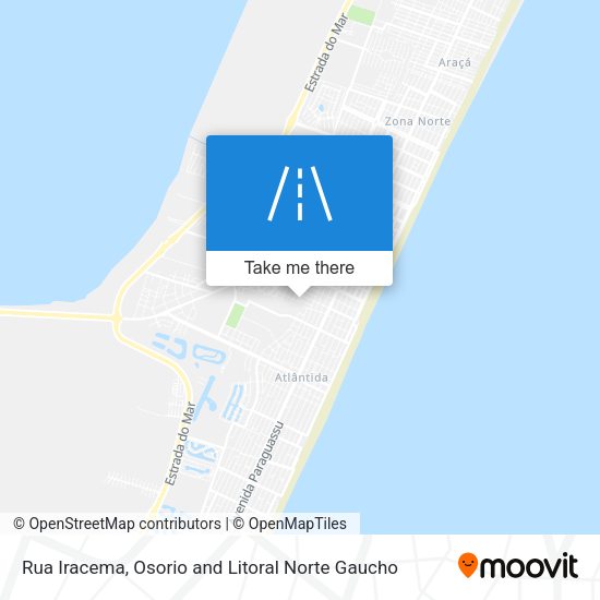 Rua Iracema map