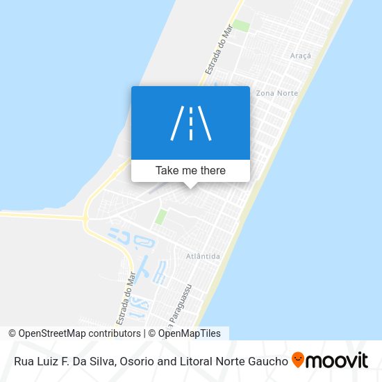 Rua Luiz F. Da Silva map