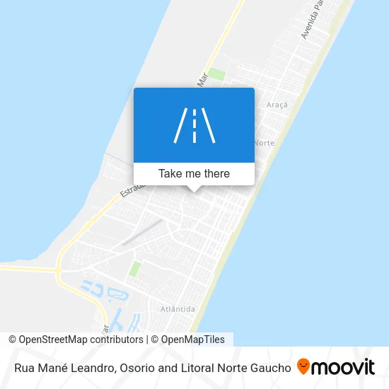 Rua Mané Leandro map