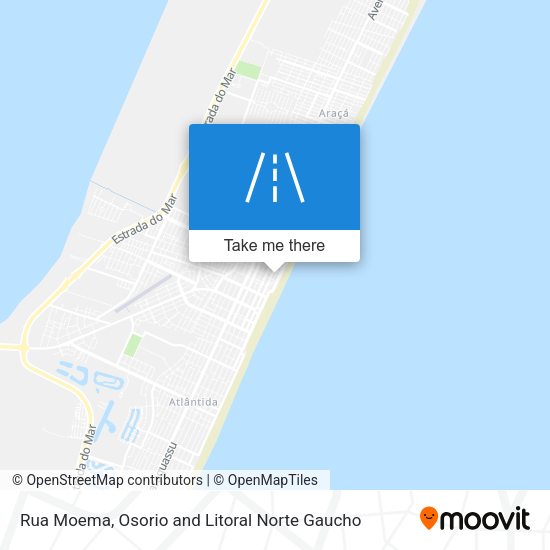 Rua Moema map