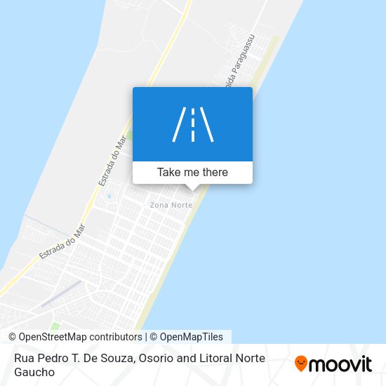 Rua Pedro T. De Souza map