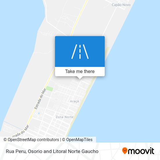 Rua Peru map