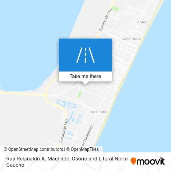 Rua Reginaldo A. Machado map