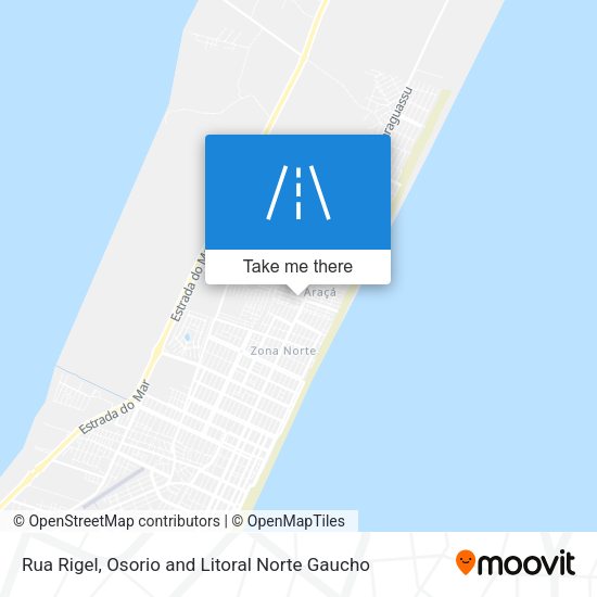 Rua Rigel map