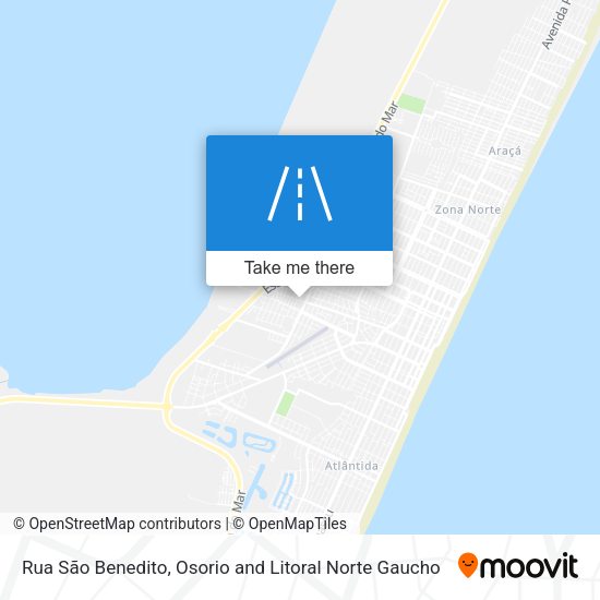 Rua São Benedito map