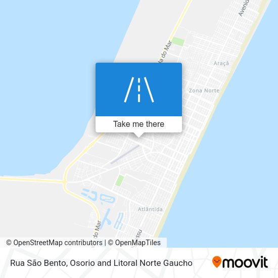 Rua São Bento map