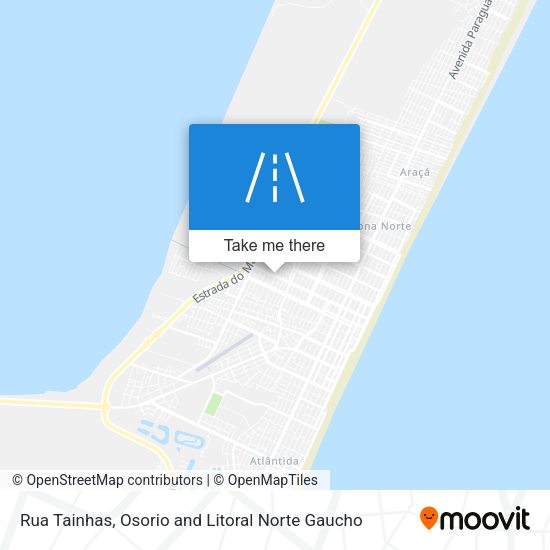 Rua Tainhas map