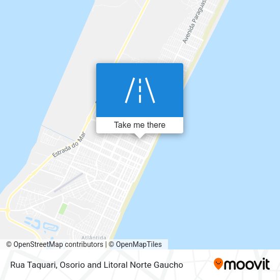 Rua Taquari map