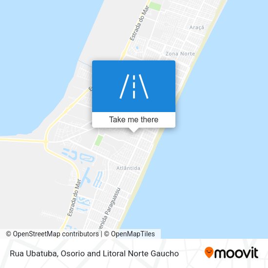 Rua Ubatuba map