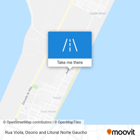 Rua Viola map