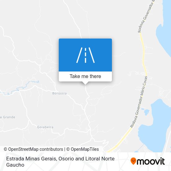 Estrada Minas Gerais map