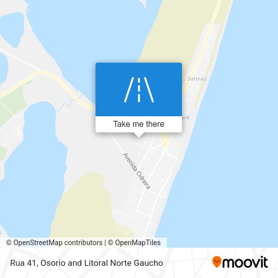 Rua 41 map