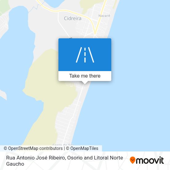 Rua Antonio José Ribeiro map