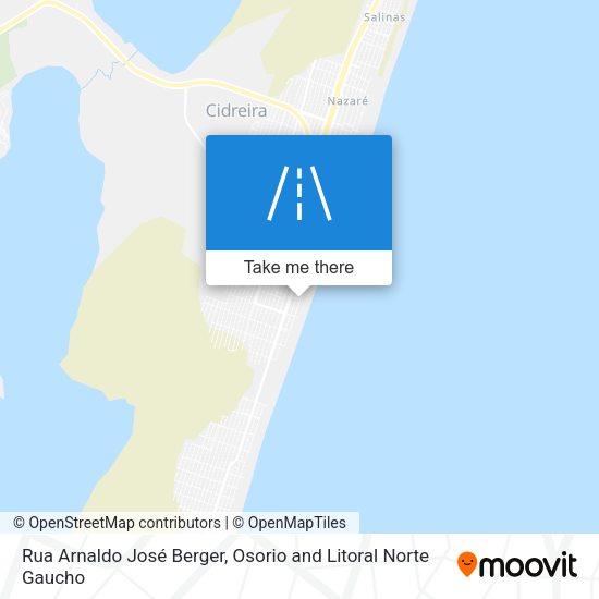 Rua Arnaldo José Berger map