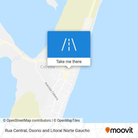 Rua Central map