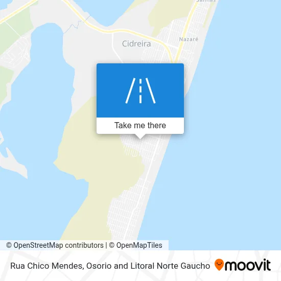 Rua Chico Mendes map