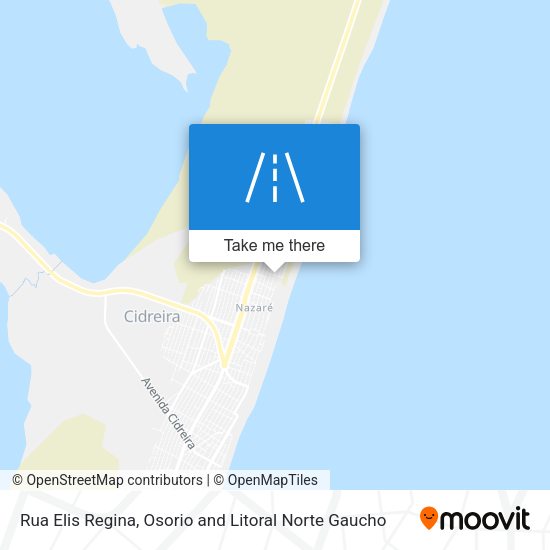 Rua Elis Regina map