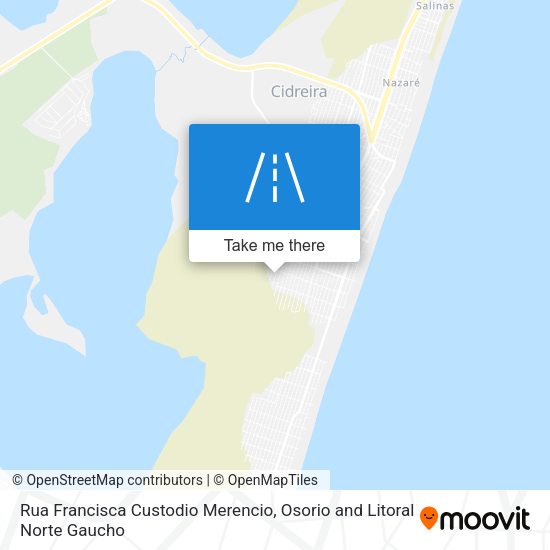 Rua Francisca Custodio Merencio map