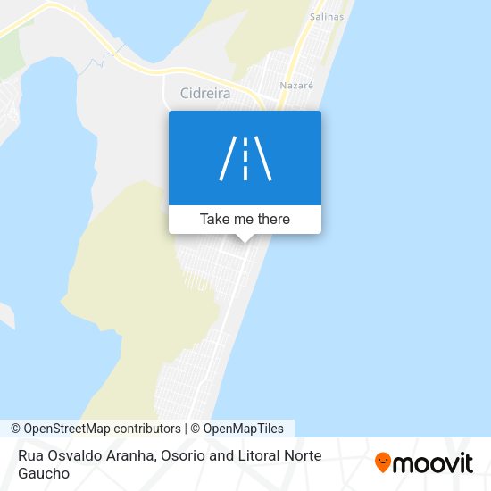 Rua Osvaldo Aranha map
