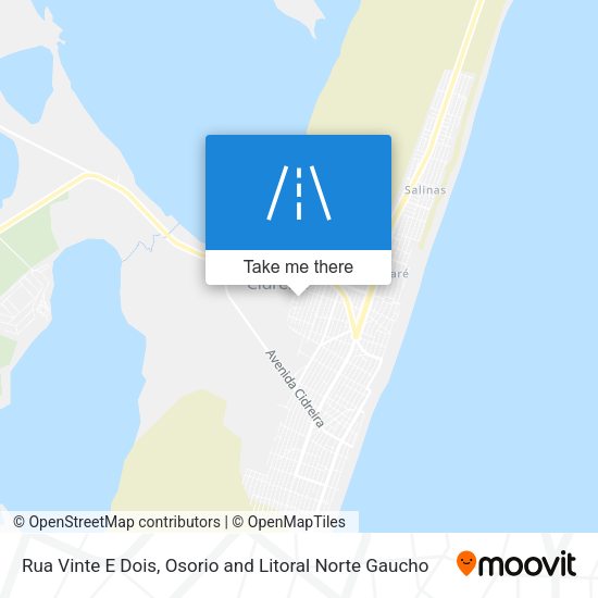 Rua Vinte E Dois map